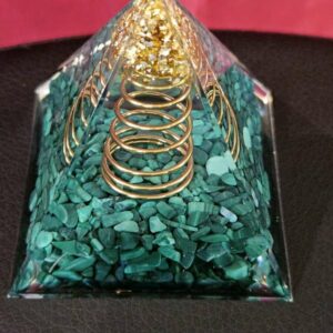 Pyramide Orgone Malachite 