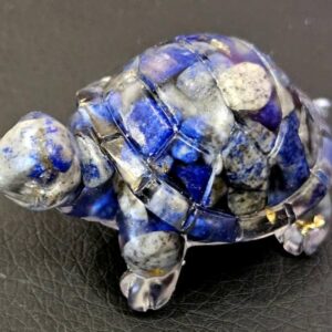 Tortue orgone Lapis Lazuli