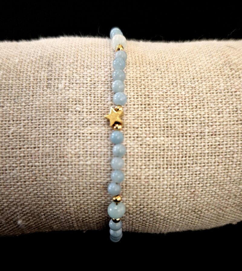 Bracelet Amazonite et étoile