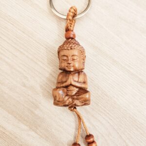 Porte-clef Bouddha prière