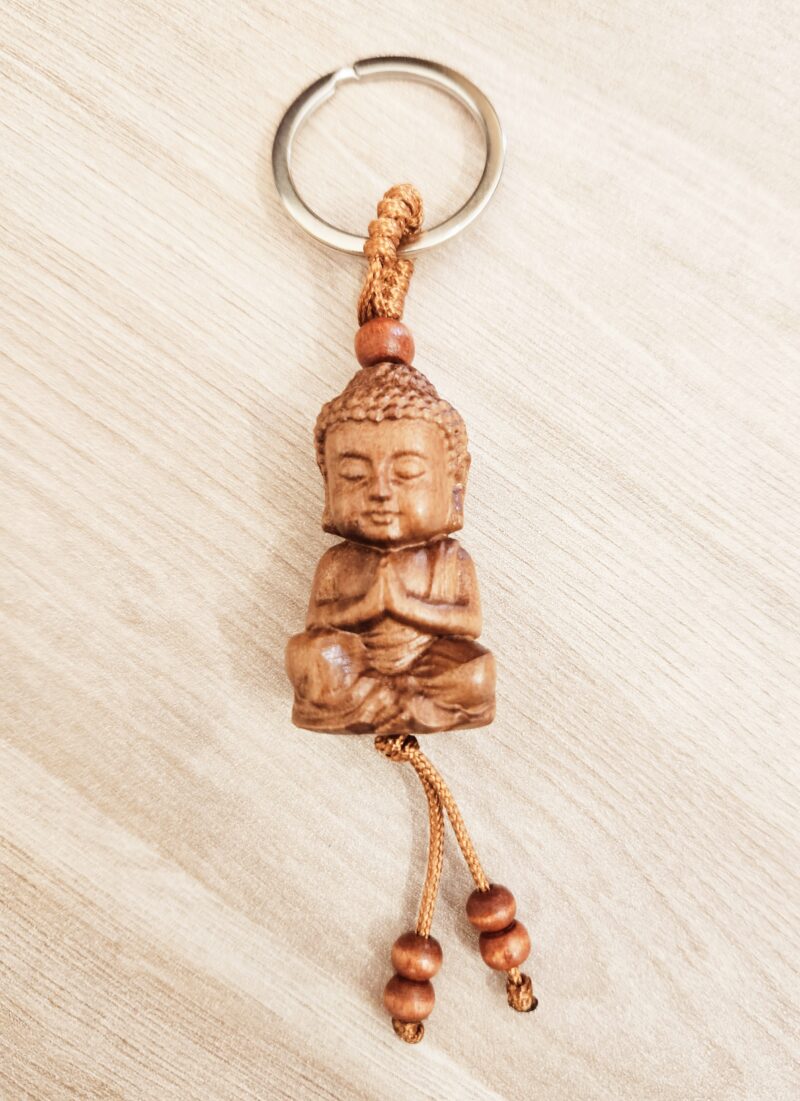 Porte-clef Bouddha prière